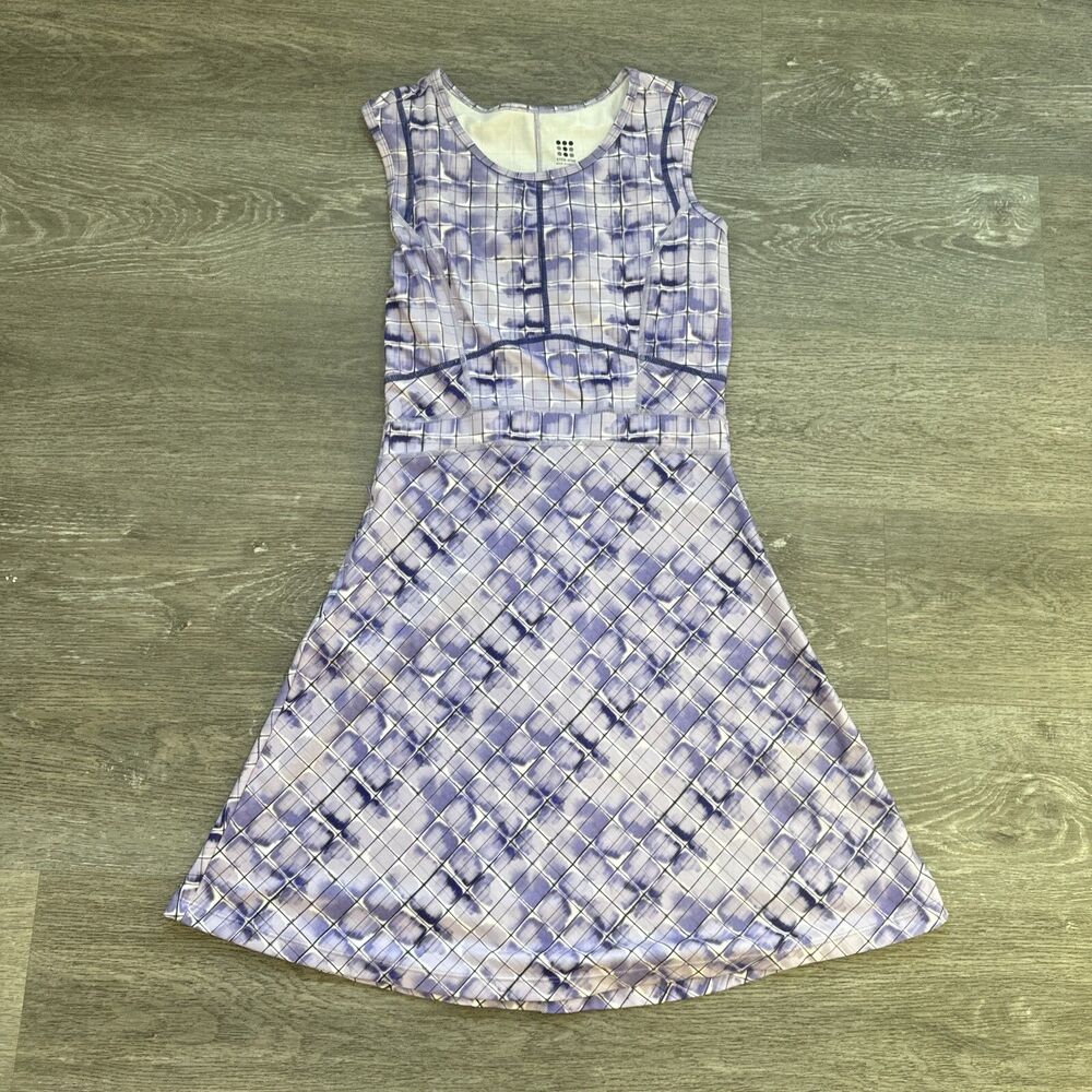 Title Nine Dress Womens XS Purple Haze Tie Dye Print Golf Pickleball Sporty